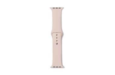 Pasek do Apple Watch 42/44/45/49 mm eStuff Silicone - Piaskowy róż