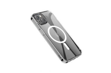 Etui do iPhone 13 mini eSTUFF Magnetic - przeźroczyste  