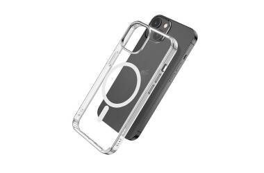 Etui do iPhone 13 eSTUFF Magnetic - Przeźroczyste  