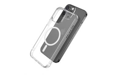 Etui do iPhone 13 Pro Max eSTUFF Magnetic - Przeźroczyste  