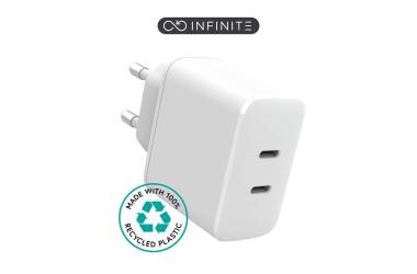 Ładowarka sieciowa eSTUFF INFINITE USB-C 35W - biała