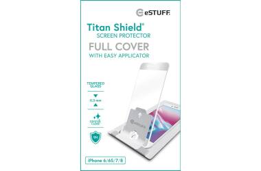 Szkło hartowane do iPhone 6/7/8/SE(2020/2022) eSTUFF Titan Shield Full Cover White