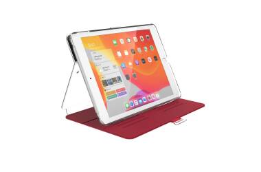 Etui do iPad 10,2 Speck Balance Folio - Przeźroczyste/Czerwone