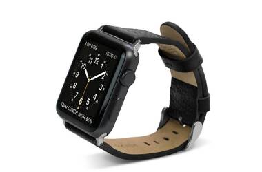 Pasek do Apple Watch 42/44/45/49 mm X-doria Lux Band - czarny