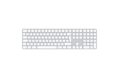 Klawiatura Apple Magic Keyboard z Touch ID Bezprzewodowa Biało-srebrna