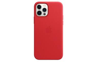 Etui do iPhone 12/12 Pro Apple Leather Case z MagSafe - czerwone 