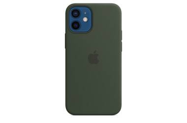 Etui do iPhone 12 mini Apple Silicone Case z MagSafe - cypryjska zieleń 