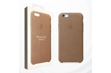 Apple Etui iPhone 6s Leather Case - Brązowe