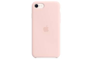 Etui do iPhone SE2 Applle Silicone Case - kredowy róż