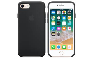 Etui do iPhone 7/8/SE 2020 Apple Silicone - czarne
