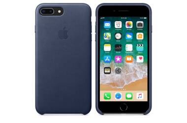 Etui do iPhone 7/8 Plus Apple Leather Case - nocny błekit