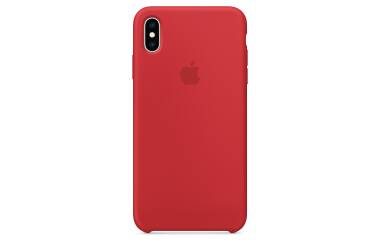 Etui do iPhone Xs Max Apple Silicone - czerwone