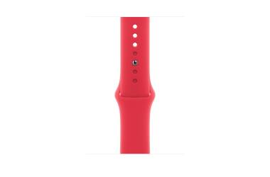 Pasek do Apple Watch 42/45mm Silicone - czerwony