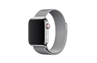 Bransoleta do Apple Watch Apple Milanese Loop w kolorze srebrnym (42/44 mm)