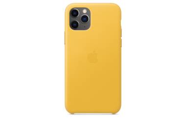Etui do iPhone 11 Pro Apple Leather Case - soczysta cytryna