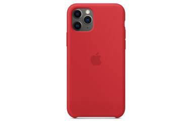 Etui do iPhone 11 Pro Max Apple Silicone Case - czerwone