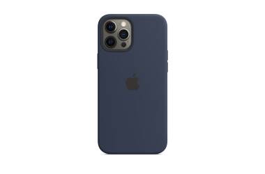 Etui do iPhone 12 Pro Max Apple Silicone Case z MagSafe - granatowe