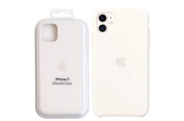Etui do iPhone 11 Apple Silicone Case - białe