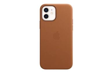 Etui do iPhone 12/12 Pro Apple Leather Case z MagSafe - brązowe