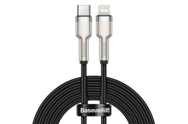 Kabel Baseus USB-C - Lightning Cafule Metal  2m czarny