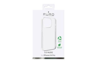 Etui do iPhone 14 Pro PURO ICON 0.3 Nude - Przeźroczyste