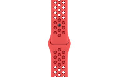 Pasek do Apple Watch 45mm silikonowy Nike+ - czerwony