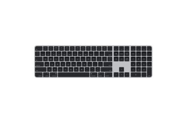 Klawiatura Apple Magic Keyboard z Touch ID i polem numerycznym dla modeli Maca z czipem Apple - angielski (międzynarodowy) - czarne klawisze 