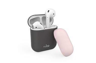 Etui do AirPods Puro ICON Silicon - czarne 