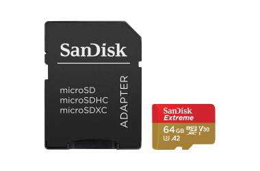 Karta pamięci microSDXC SanDisk Ultra 64GB + SD Adapter