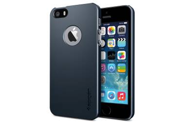 Etui do iPhone 5c Spigen Ultra Fit A Metal Slate - czarne 