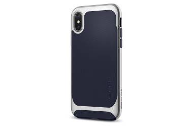 Etui do iPhone X Spigen Neo Hybrid - niebieskie 