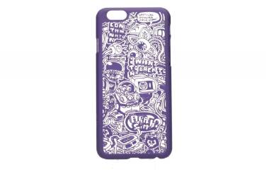 Etui do iPhone 6/6s TB Komiks - fioletowe 