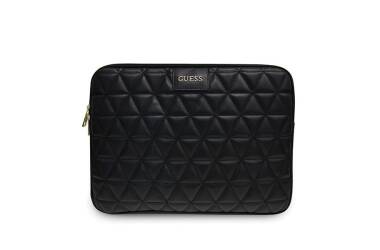 Torba do MacBook 13 GUESS Sleeve - Czarny/black Quilted