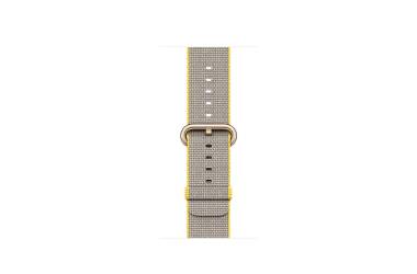 Pasek pleciony nylon do Apple Watch 1/2/3/4/5 38mm Apple - zółty
