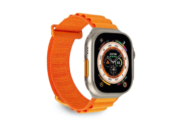 Rzeszów Pasek do Apple Watch 44/45mm Puro Extreme nylon - pomarańczowy