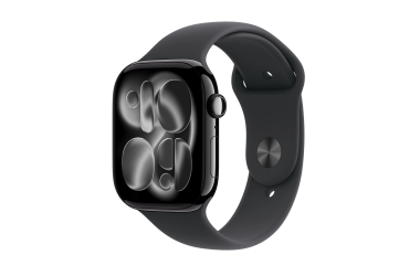 MEQT4MP/A Apple Watch S11 46mm aluminium w kolorze onyks z paskiem sportowym w kolorze czarnym M/L RZESZÓW