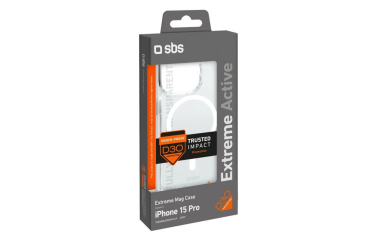 RZESZÓW Etui do iPhone 15 Pro SBS D3O MagSafe - przeźroczyste 8018417467837