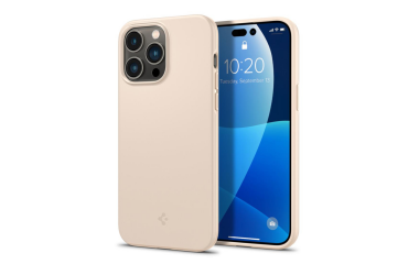 RZESZÓW Etui do iPhone 14 Pro Spigen Thin Fit - piaskowy róż ACS04785