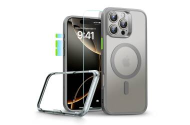 Etui do iPhone 16 Pro Max ESR Classic Pro Set Halolock MagSafe Frosted grey