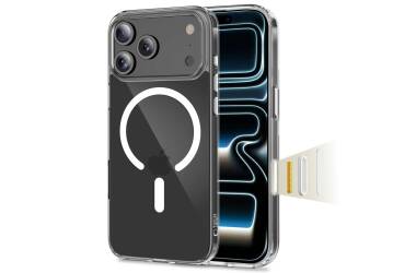 Etui do iPhone 17 Pro Max Tech-Protect Flexair Hybrid CC MagSage clear