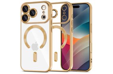 Etui do iPhone 17 Pro Max Tech-Protect Magflex MagSafe gold