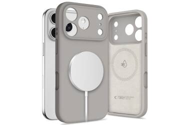 Etui do iPhone 17 Pro Tech-Protect Silicone MagSafe stone grey