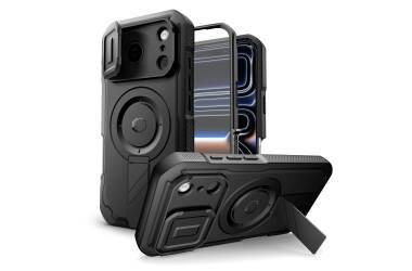 Etui do iPhone 17 Pro Tech-Protect Kevlar MagSafe black