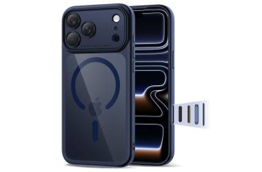 Etui do iPhone 17 Pro Tech-Protect Magpeak CC MagSafe deep blue
