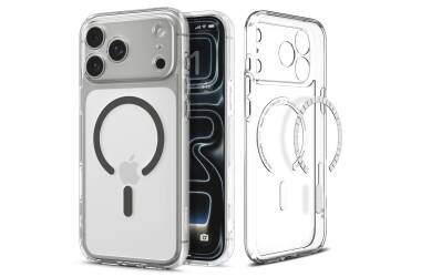 Etui do iPhone 17 Pro Max Spigen Ultra Hybrid MagSafe clear graphite