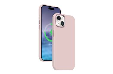 Etui do iPhone 15 Crong Color Cover LUX Magnetic różowe