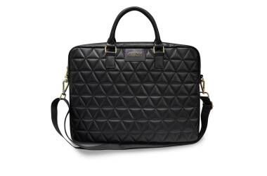 Torba do macbooka pro 16 Guess Quilted Computer Bag - czarna