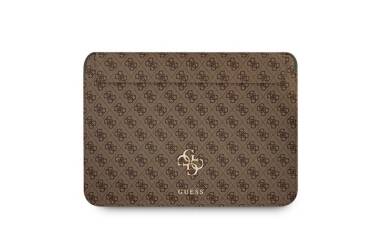 Etui na macbooka Air/Pro 13 Guess 4G Big Metal Logo Sleeve - brązowe