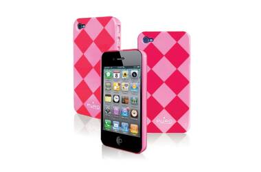 Etui do iPhone 4/4s PURO Rhomby Cover - różowe