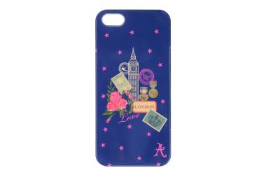 Etui do iPhone 5/5s/SE Accessorize London - granatowe